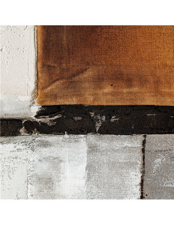 décoration murale salon style contemporain marron