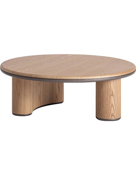 table basse élégante marron clair design moderne salon