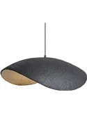lustre en fer noir style contemporain chic