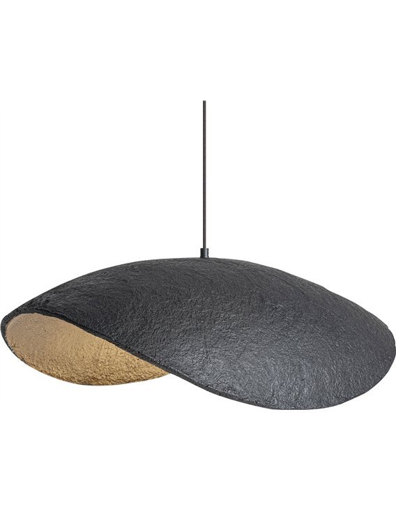 lustre en fer noir style contemporain chic