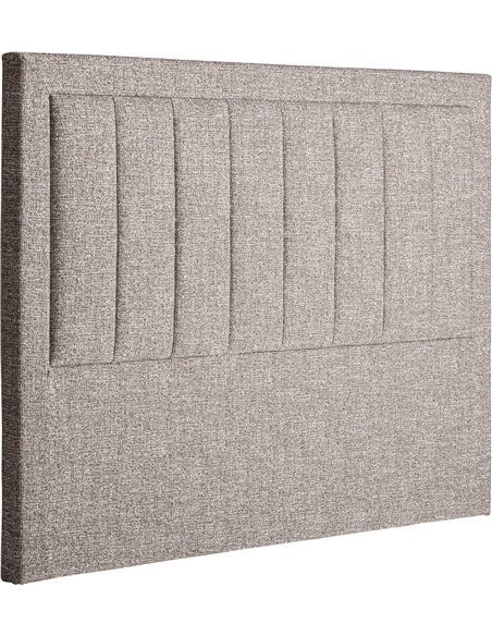 tête de lit visco polyester gris style contemporain
