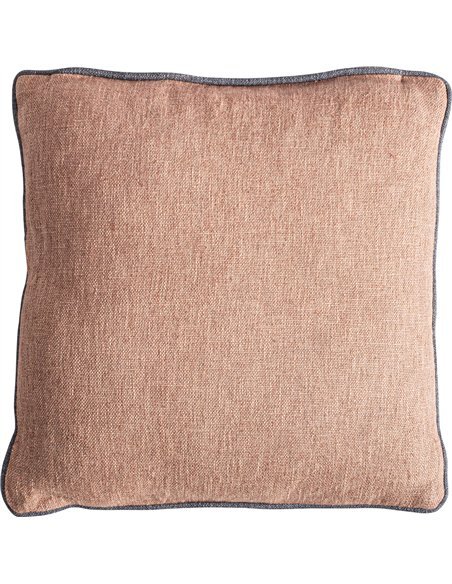 Coussin en lin marron touche chic pour salon ou chambre
