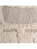 tableau décoratif contemporain en coton et jute beige