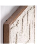 tableau mural design finition translucide coton jute