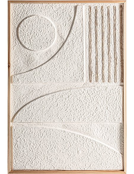 Décoration murale contemporaine en papier mâché Parker