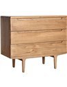 commode nordique en bois mindi marron design élégant