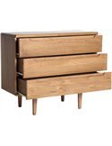commode style scandinave bois mindi marron tendance