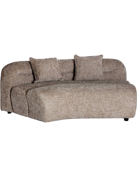 canapé d’angle provençal gris marbré élégant salon cosy