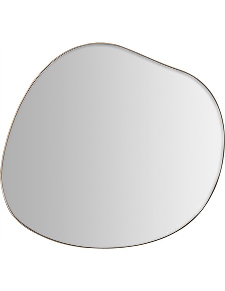 miroir irrégulier élégant décoration intérieure moderne