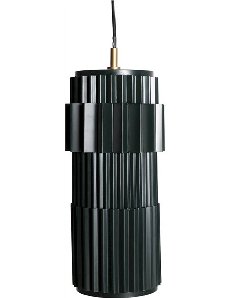 Éclairage intérieur chic suspension fer vert