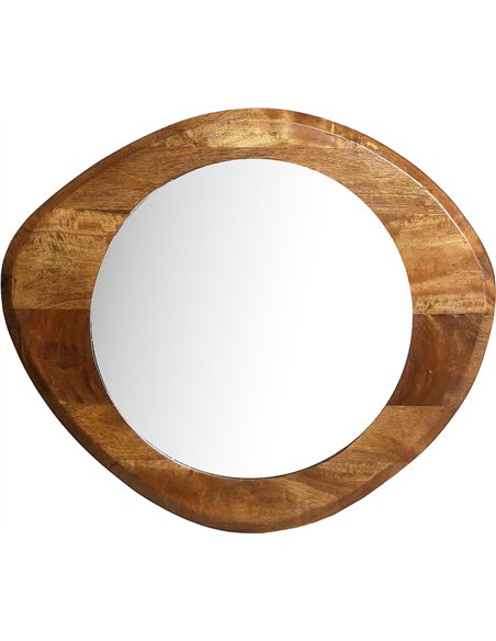 miroir mural irrégulier style colonial raffiné