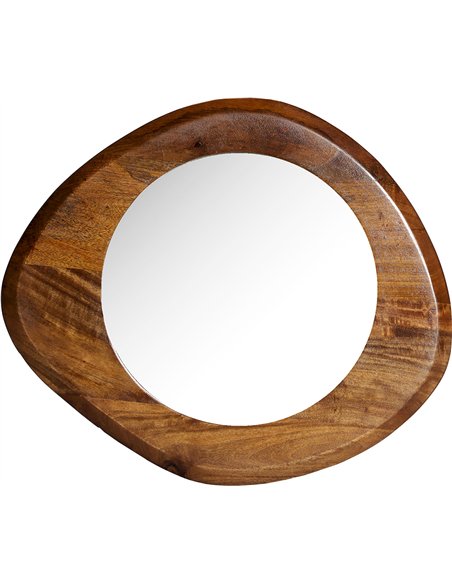 Miroir irrégulier style colonial pour décoration raffinée