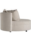 canapé rond beige confortable et moderne