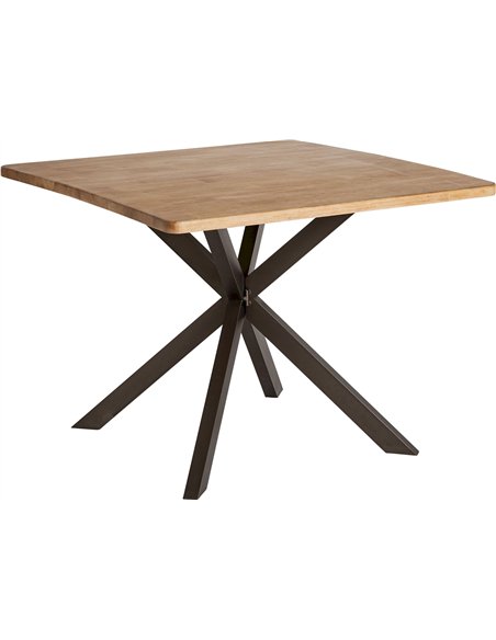 table repas industrielle robuste pour intérieur moderne