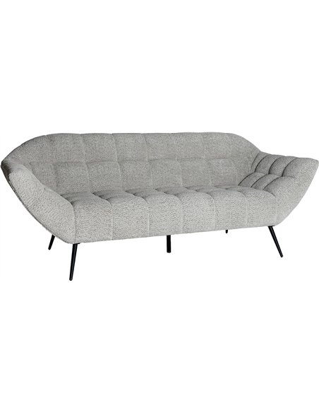 Sofa art déco gris tendance pour décoration élégante