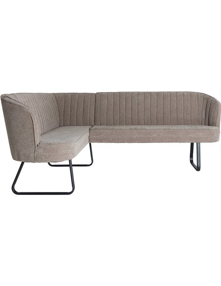 canapé gris style shabby chic pour salon élégant