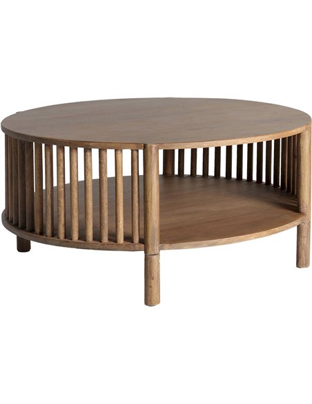 table basse design nordique bois naturel salon élégant