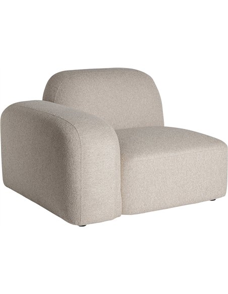 module de canapé art déco crème marbré bois naturel tendance