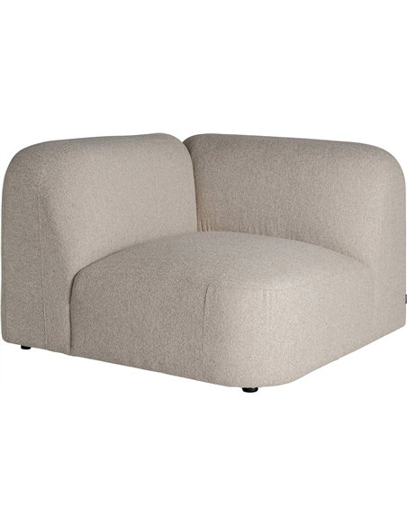 canapé salon art déco crème marbrée ambiance raffinée