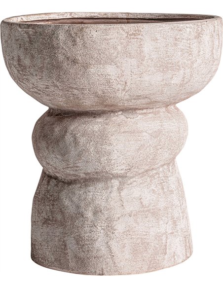 Vase vert en céramique design contemporain élégant pour salon