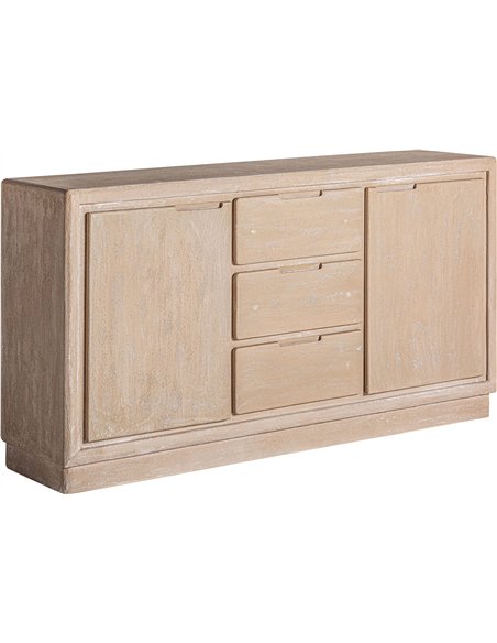 meuble de rangement buffet contemporain salon bois clair