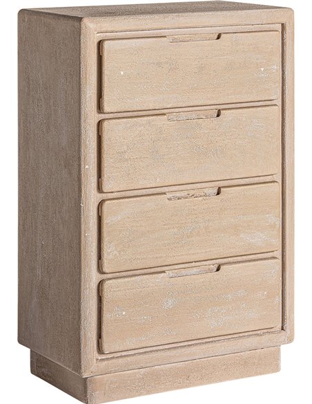 commode élégante design contemporain finition bois clair