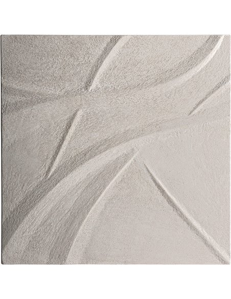 Toile décorative contemporaine en bois et canvas fait main