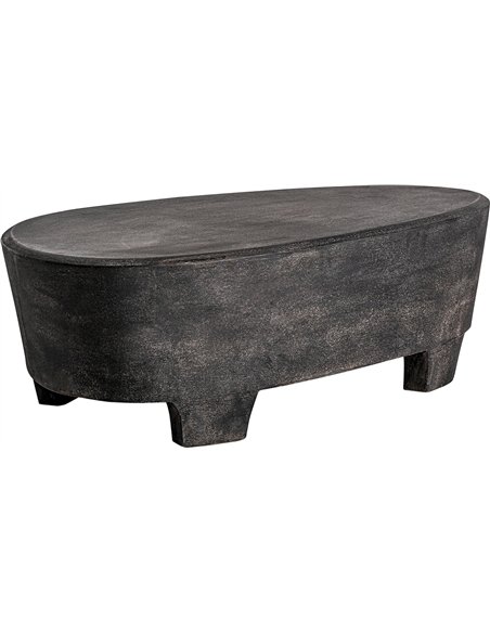 table basse noire contemporaine salon design élégant