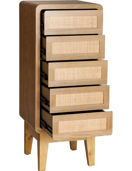 meuble de rangement nordique bois clair inspiration scandinave