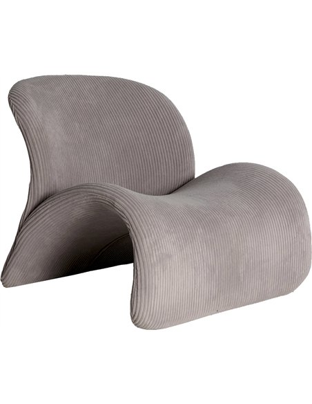 fauteuil art déco gris élégant pour salon moderne