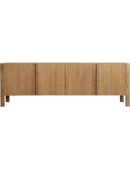 meuble tv bois frêne finition naturelle décoration moderne