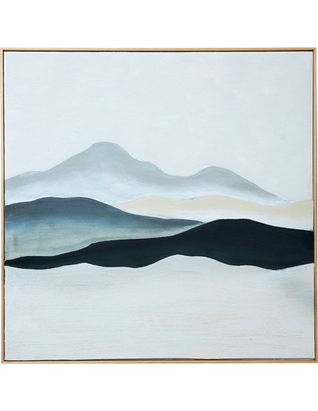 Inspiration déco murale bleue style contemporain