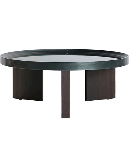 Table basse tendance verte style contemporain salon