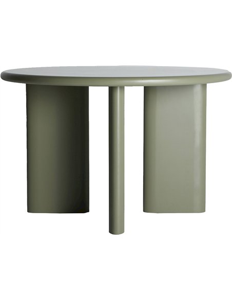 Table à manger contemporaine verte élégante