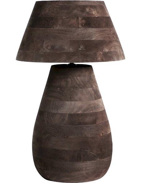 Éclairage raffiné avec lampe de table style colonial