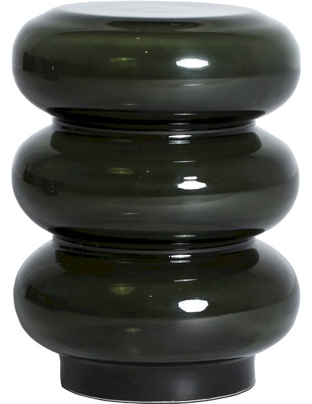 table basse contemporaine verre vert transparent chic