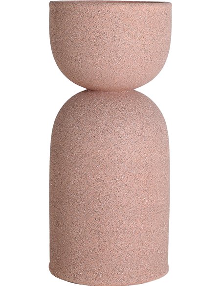 Pot de fleurs design rose élégant pour intérieur moderne