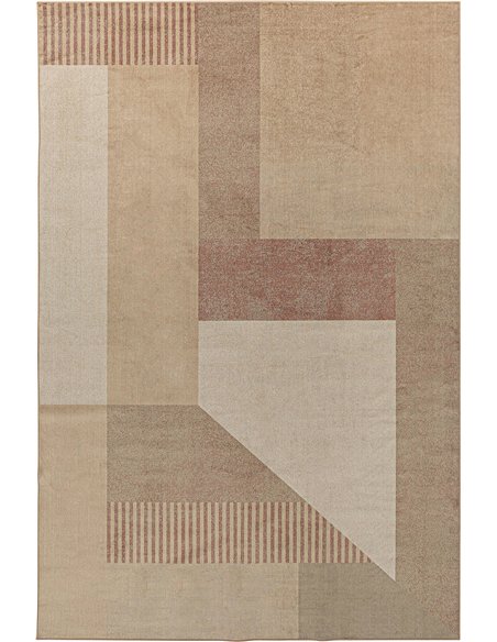 idée déco salon tapis moderne en viscose tendance