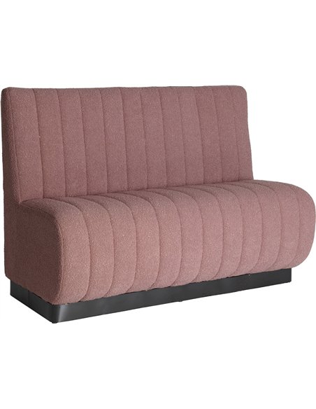 canapé d’exception rose pour espace contemporain