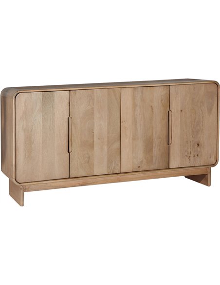 buffet salon style nordique chic en bois clair