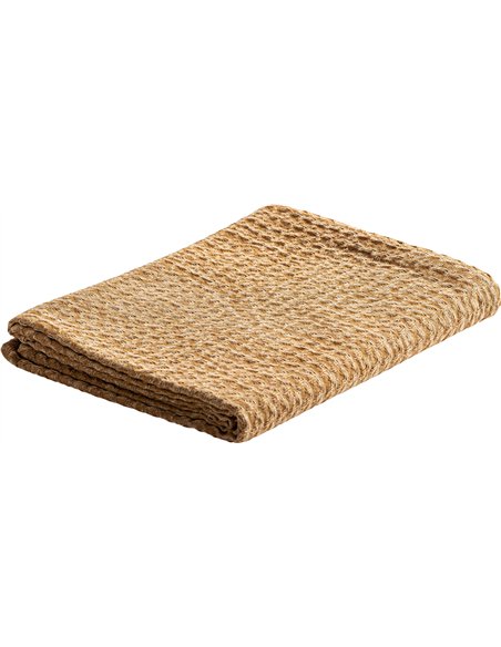 Plaid élégant en coton camel style classique