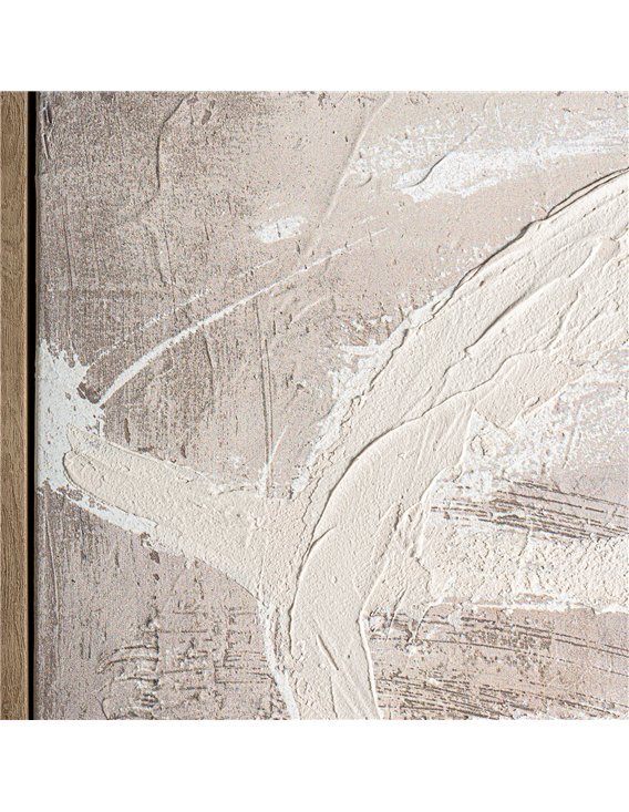 tableau déco contemporain toile tons neutres design élégant