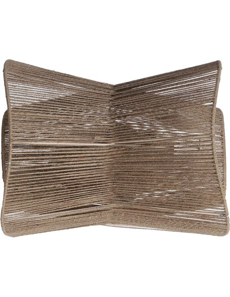 applique murale déco boho jute et fer doré intérieur tendance