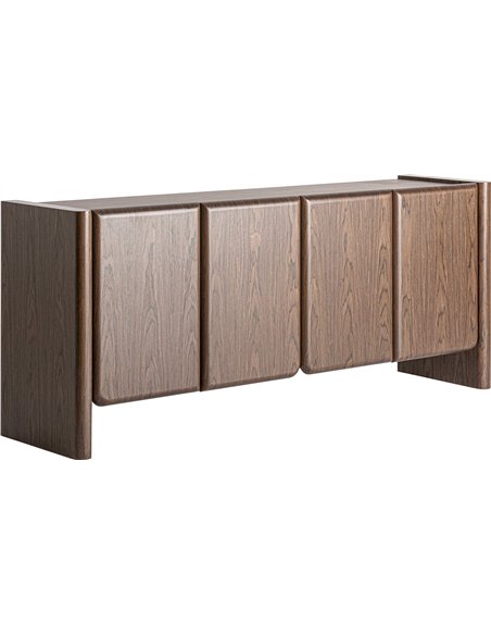 meuble buffet design contemporain placage bois mdf
