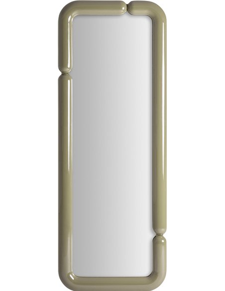 miroir sur pied vert contemporain pour décoration intérieure élégante