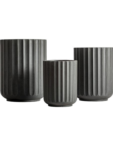 Cache pot céramique empilable style moderne