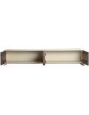 meuble tv moderne bois clair et MDF pour salon tendance