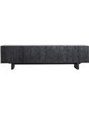 meuble tv contemporain en bois noir pour salon moderne