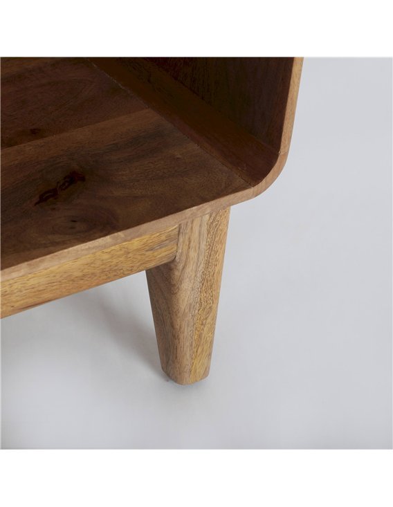 meuble télévision design scandinave bois naturel tendance