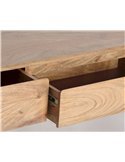 mobilier tv scandinave bois de manguier déco moderne